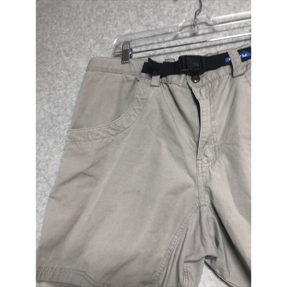 KAVU Stand Up Belted Belt Hiking Fishing Tan Shorts Mens XXL Fits 40x8 Canvas - Picture 5 of 11